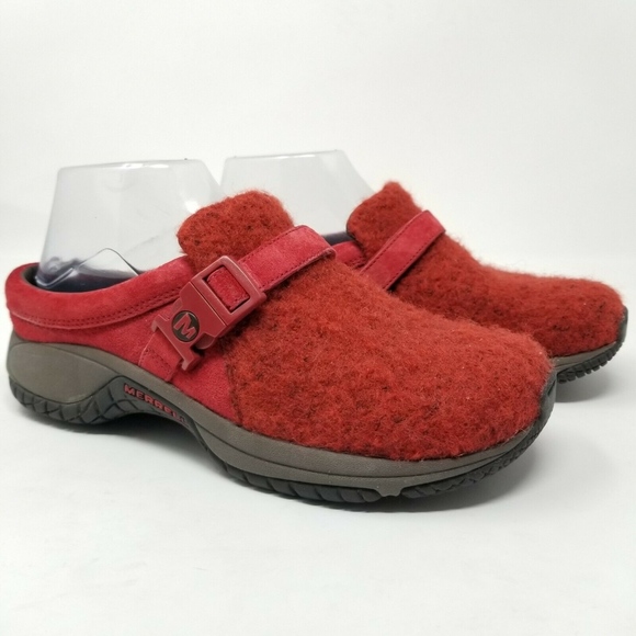 Merrell Shoes - Merrell Encore Groove Wool Earth Red Mary Jane